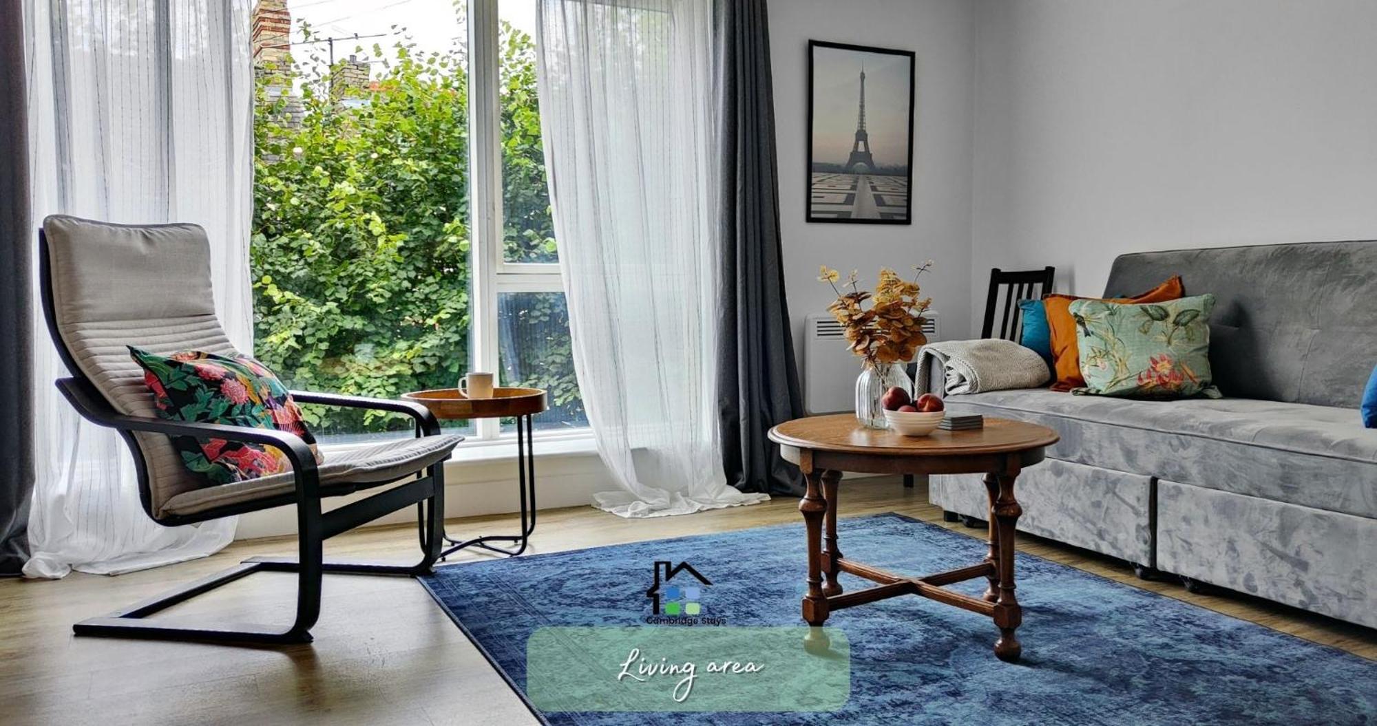 Cambridge Stays Riverside Apart Hotel With 2Br Flats At The City Centre-Parking-Balcony ภายนอก รูปภาพ