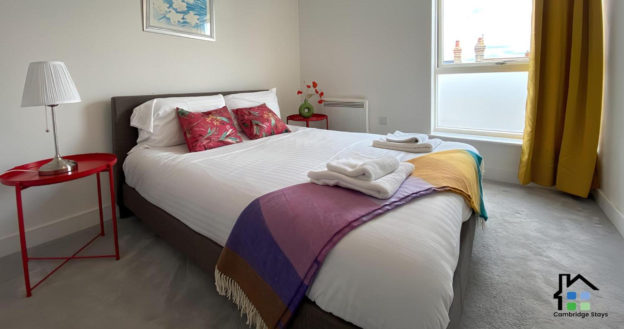 Cambridge Stays Riverside Apart Hotel With 2Br Flats At The City Centre-Parking-Balcony ภายนอก รูปภาพ